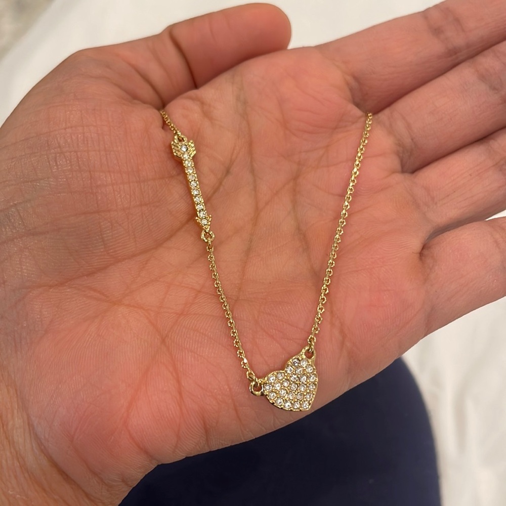 Kate spade heart necklace